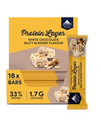 Multipower Power Layer White Chocolate Salty Almond Proteinriegel 50g
